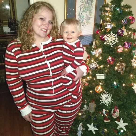 Old Navy Striped Mom Baby Maternity Matching Outfits XL 12-18 Months - Picture 2 of 15